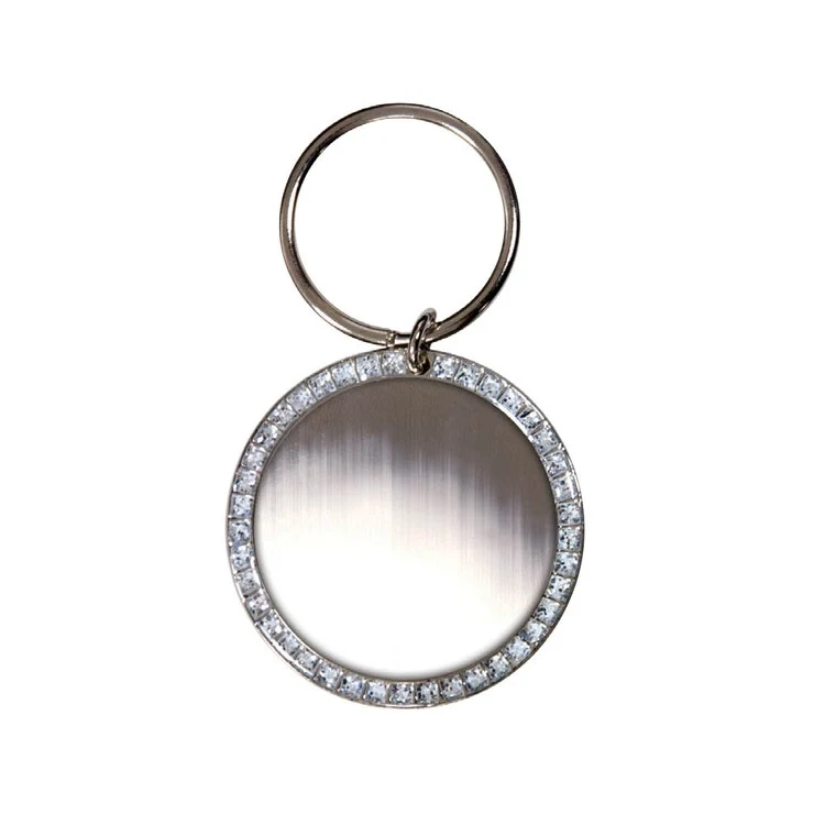 Vibraprint® Glitter Stone Round Keytag 1