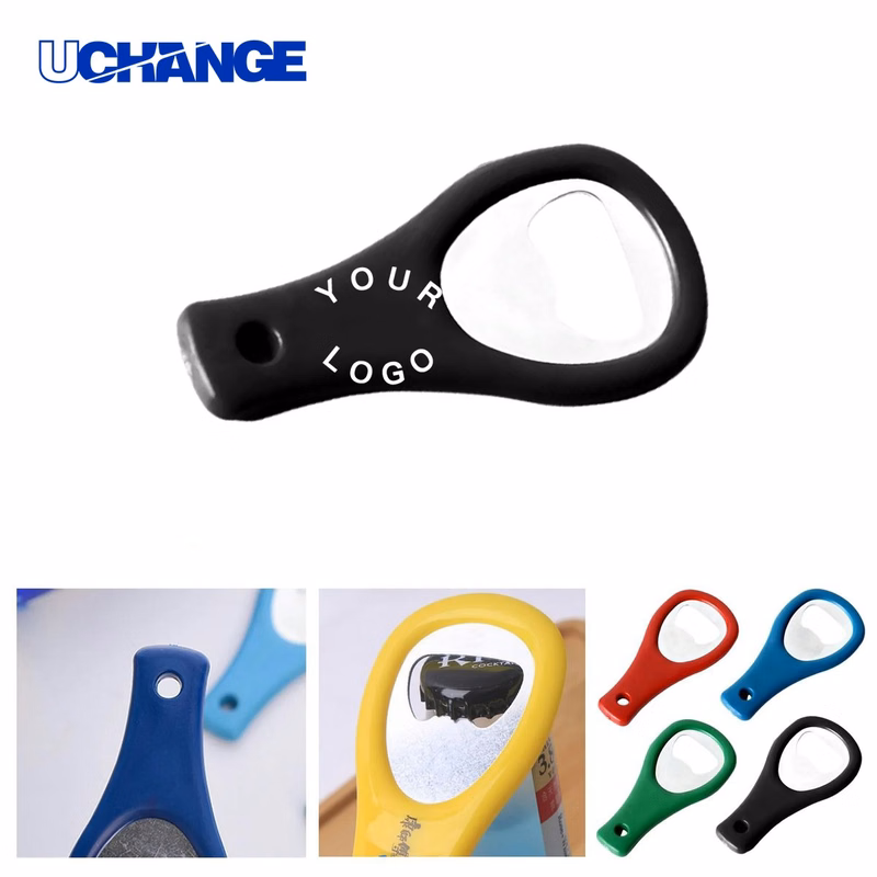 Bottle Opener Tool Plastic Metal with Logo