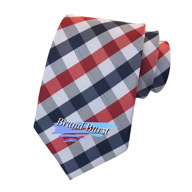 Micro Checkered Striped Ties