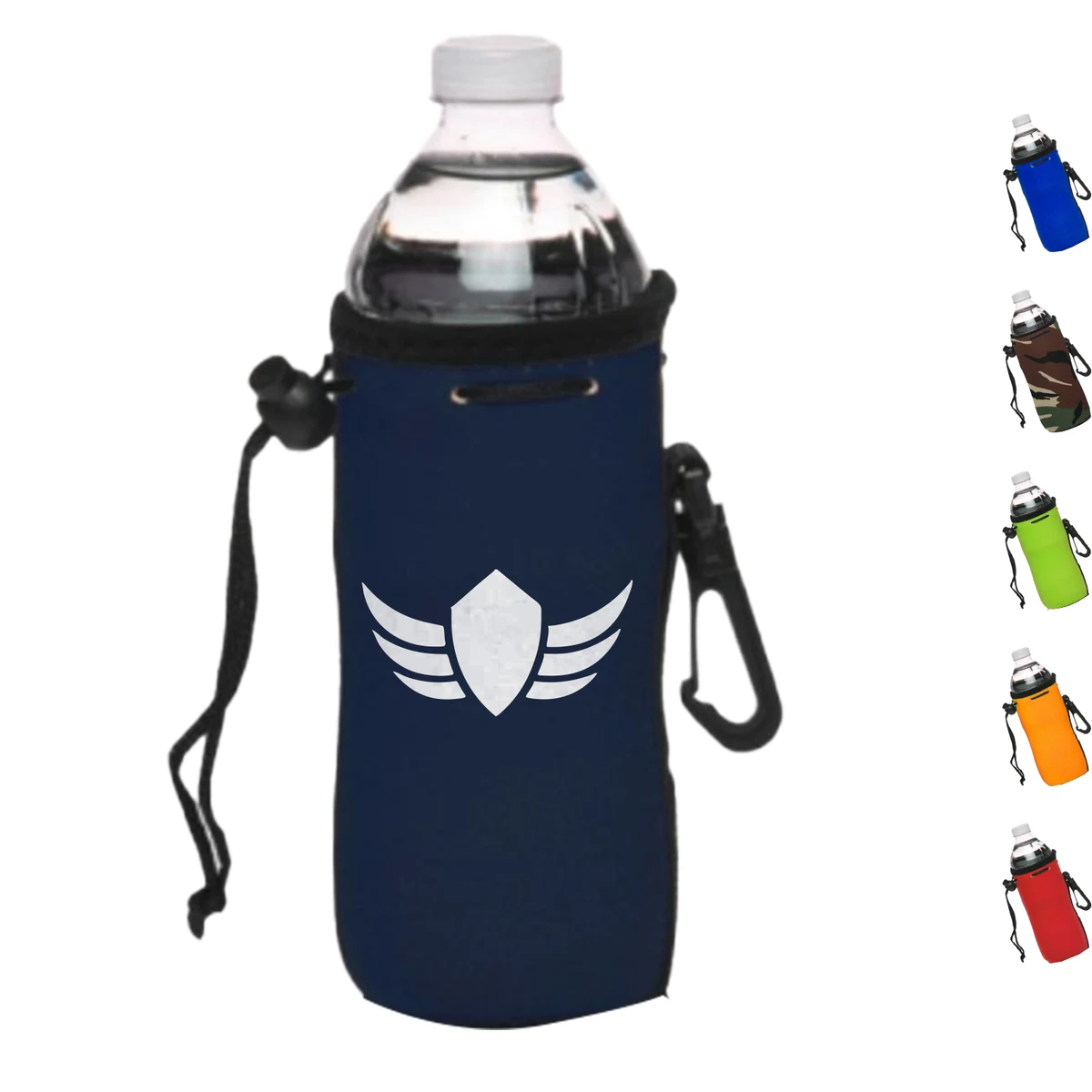 Custom Drawstring Neoprene Water Bottle Insulators 1