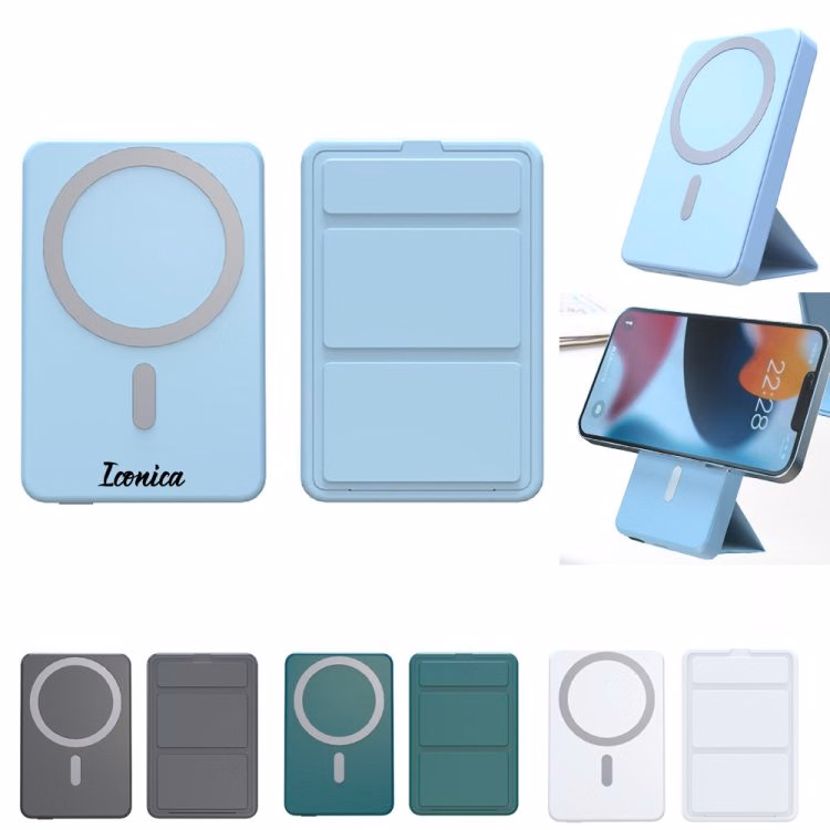 5,000mAh Foldable Magnetic Wireless Charger with Stand