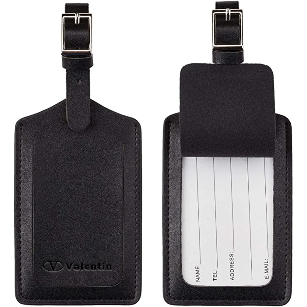 Leather Luggage Bag Case Tag 1