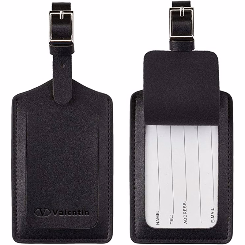 Leather Luggage Bag Case Tag