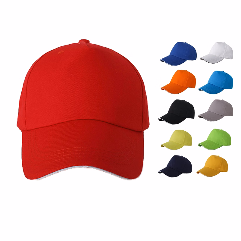Polyester-Cotton Five-piece Baseball Cap