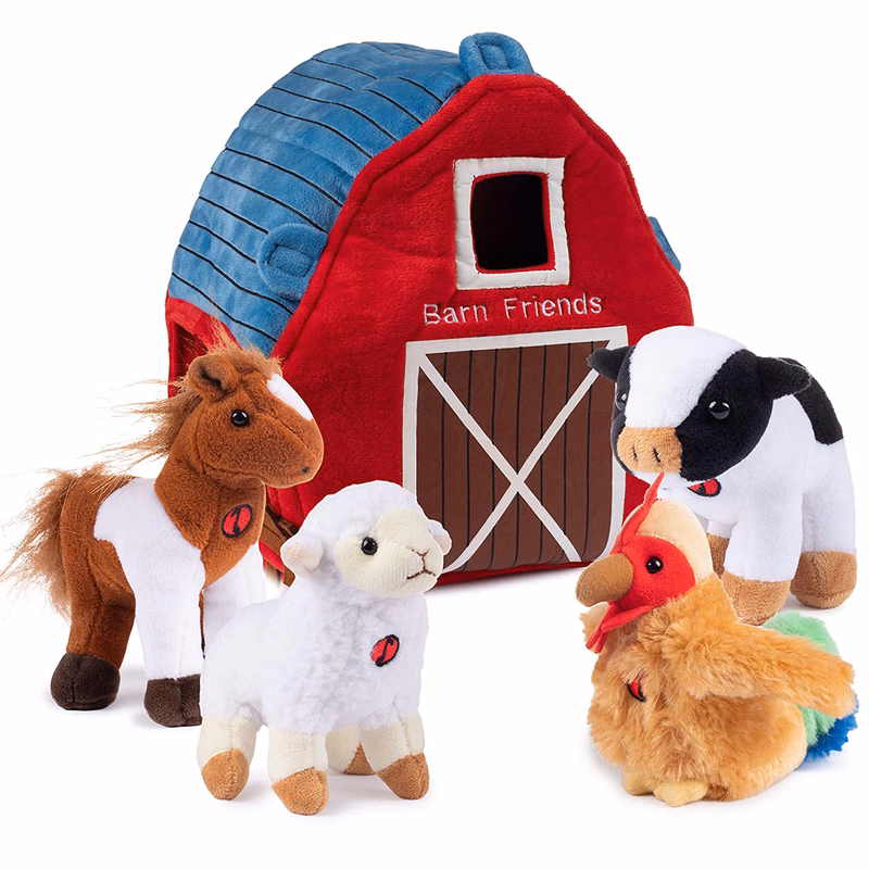Custom Talking Plush Farm Animals with Your Own Design