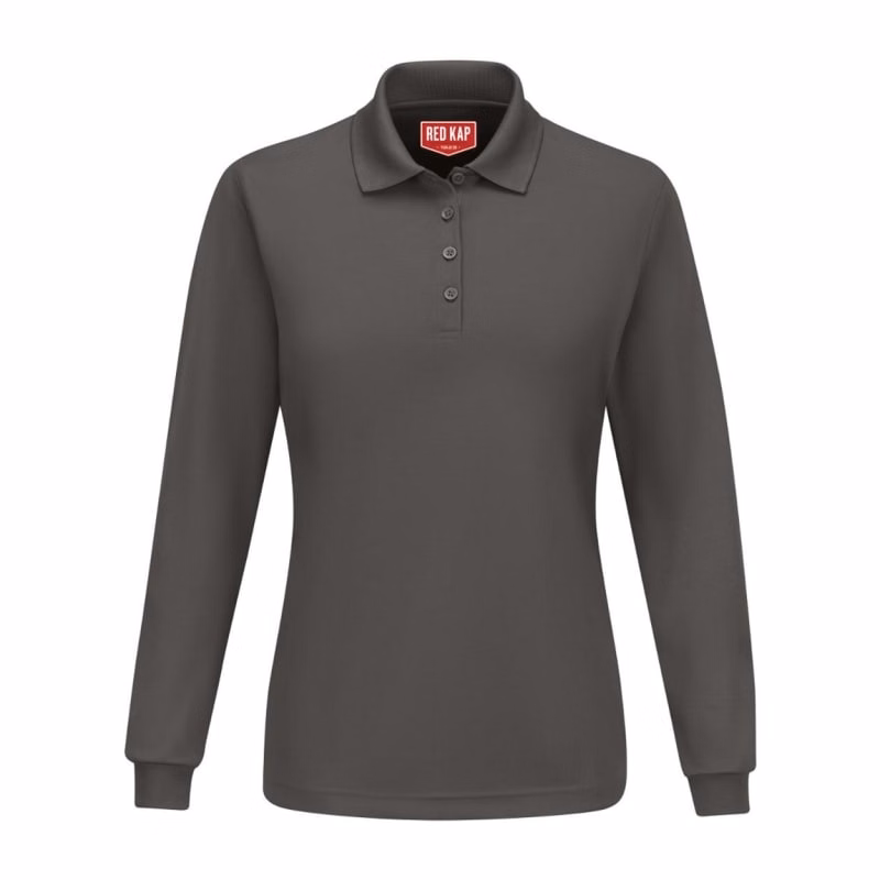 Red Kap Women's Long Sleeve Performance Knit Polo - SK7L