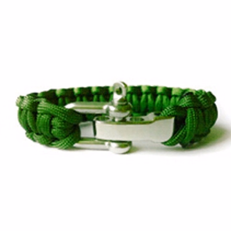 Metal Clip Survival Bracelet