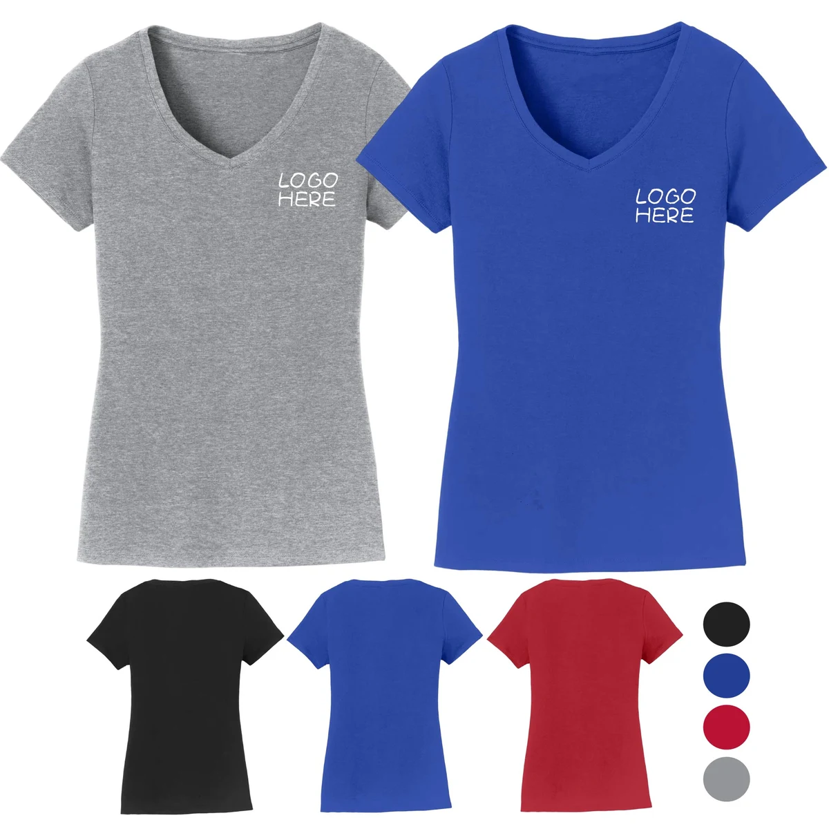 Women's V-Neck Tee 1
