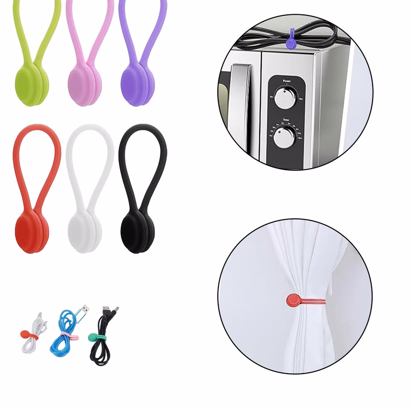 Reusable Strong Magnetic Cable Ties