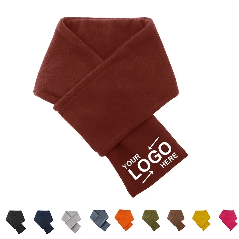 Embroidery Warm Fleece Winter Scarf 1