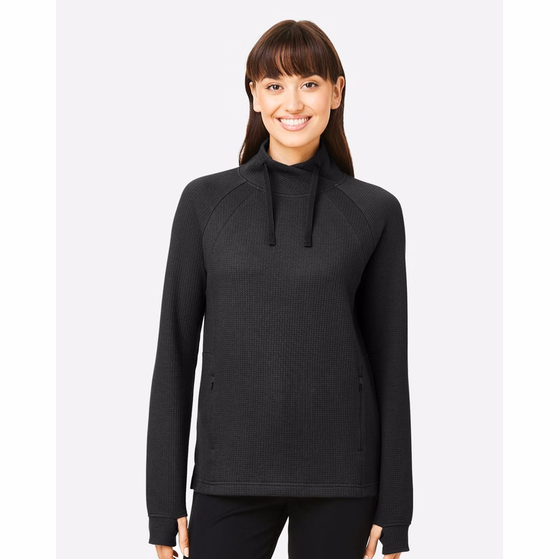 Women's Rhythm Waffle Cross-Neck Pullover - NE200W