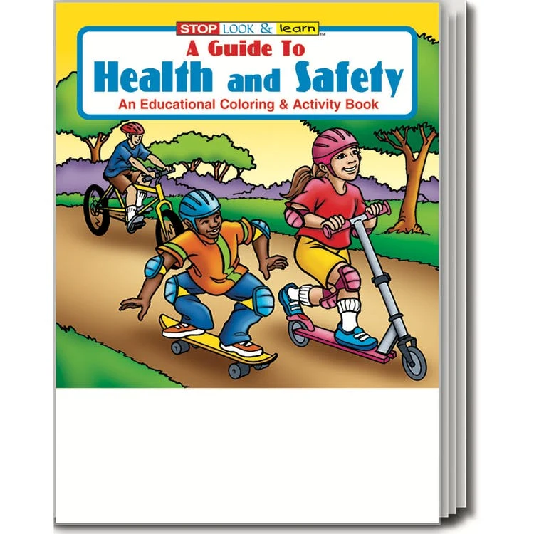 A Guide to Health and Safety Coloring Books - Ages 3-11 16 Pages 1