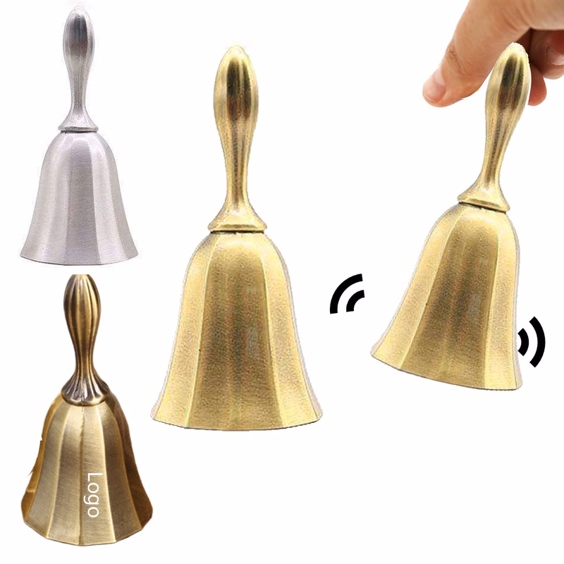 Christmas Metal Ringing Hand Bell Dinner Call