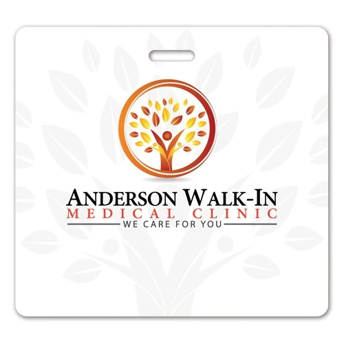 Laminated Name Badge (3.125"X3.375") Rectangle 1