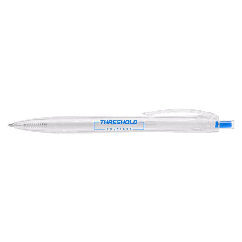CrystalView Recycled Plastic Pen (1 Color Imprint)