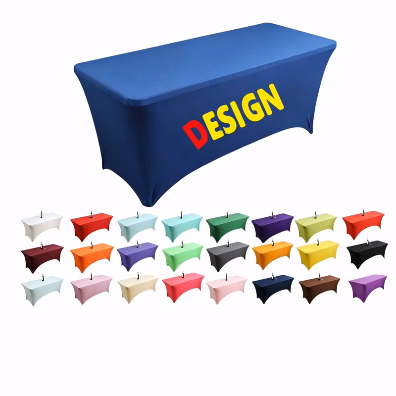 6FT Elastic Fitted Spandex Table Cover