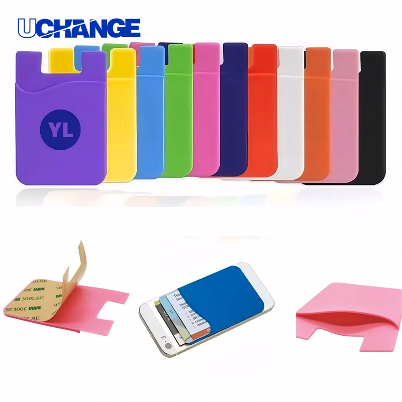 Silicone Mobile Phone Card Holder Sticker