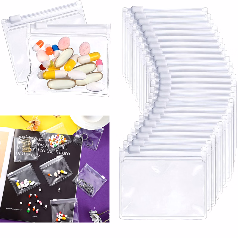 Zippered Pill Pouch Bag