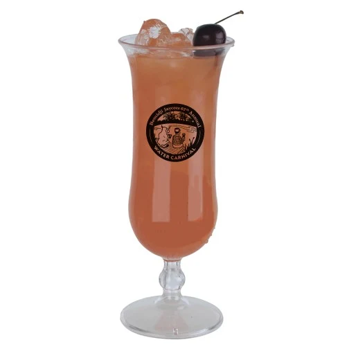 15 oz. Plastic Hurricane Glass 1