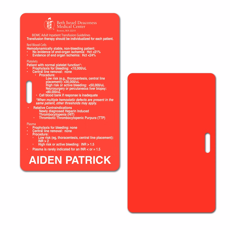ID Badge with Slot