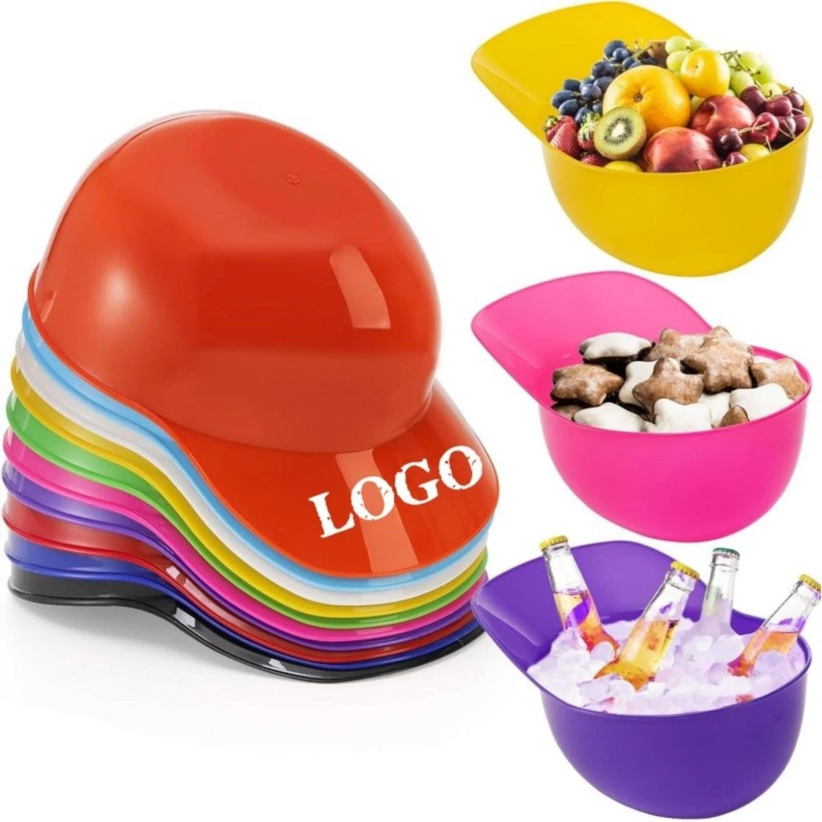 8oz Baseball Hat Ice Cream Snack Bowl 1