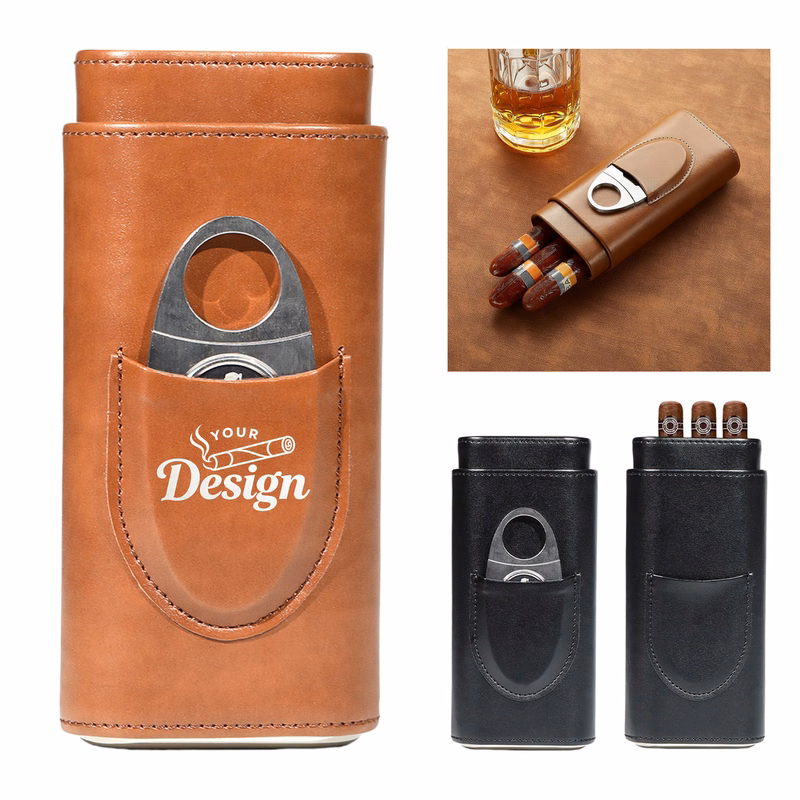 Cigar Case With Cutter Cedar