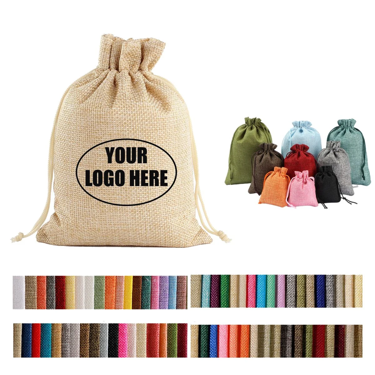 Drawstring Linen Storage Bag 1
