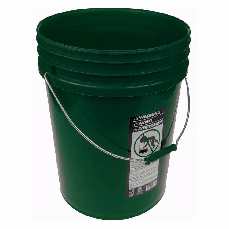 5 Gallon Plastic Bucket - Green