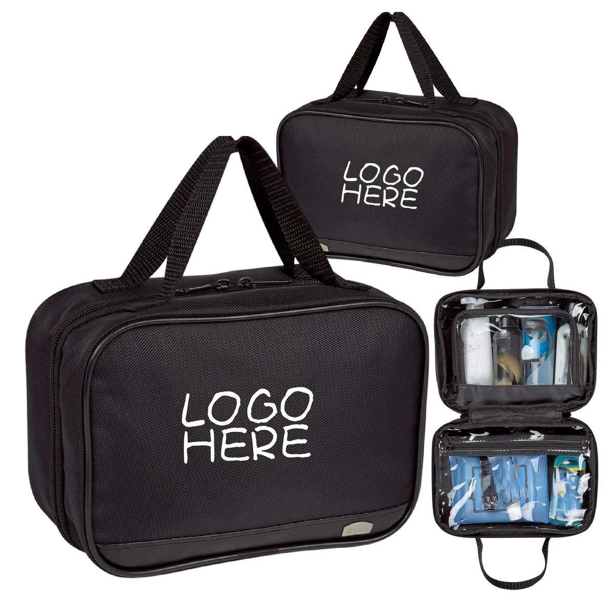 Multi-Compartment Travel Toiletry Kit 1