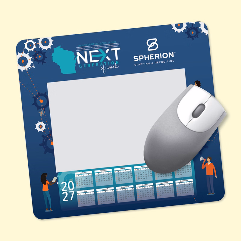 Frame-It Flex Heavy Duty 7.5"x8"x3/16" Calendar Mouse Pad
