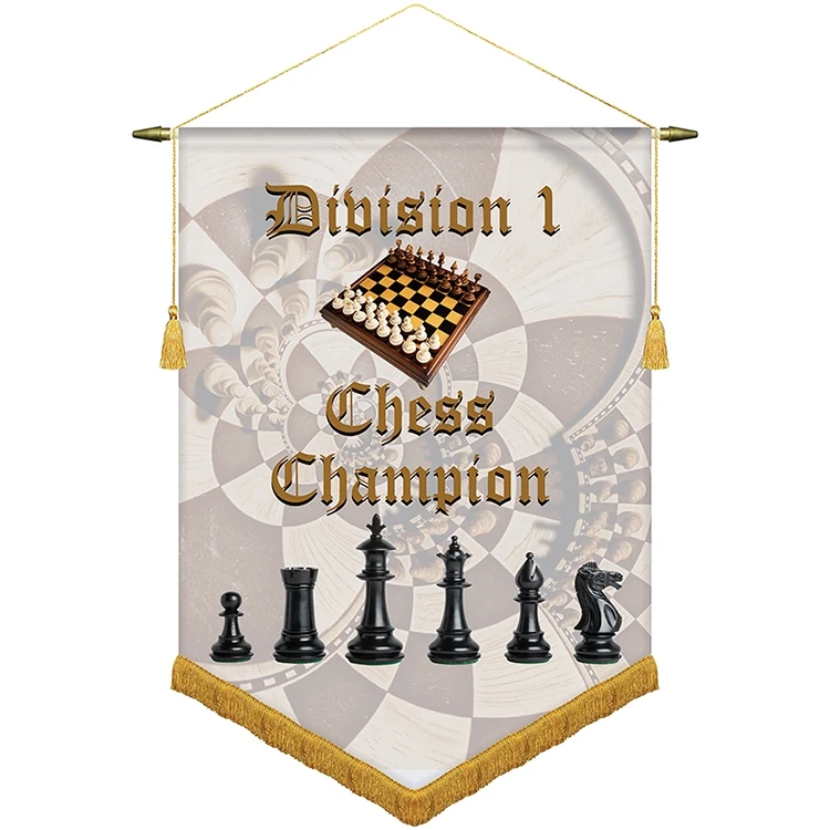 22" x 30" Podium Banner, V Cut/ with Fringe 1