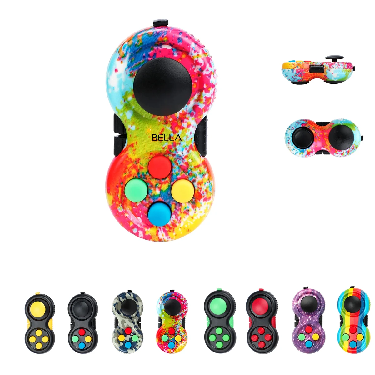 Fidget Pad Toy Rainbow Controller 1