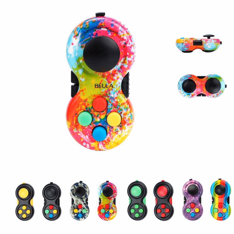 Fidget Pad Toy Rainbow Controller