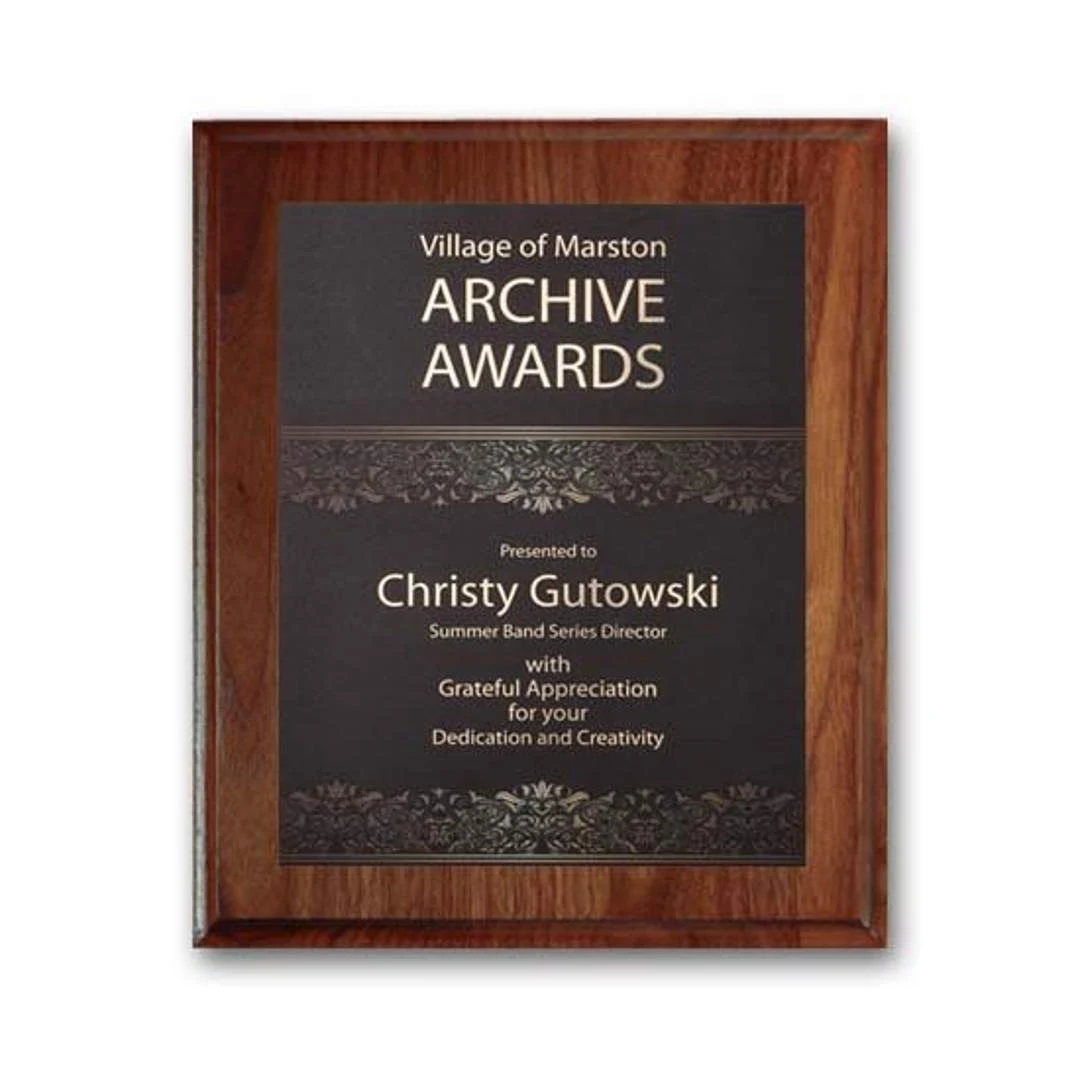 SpectraPrint™ Plaque - Cove Edge Gold 1