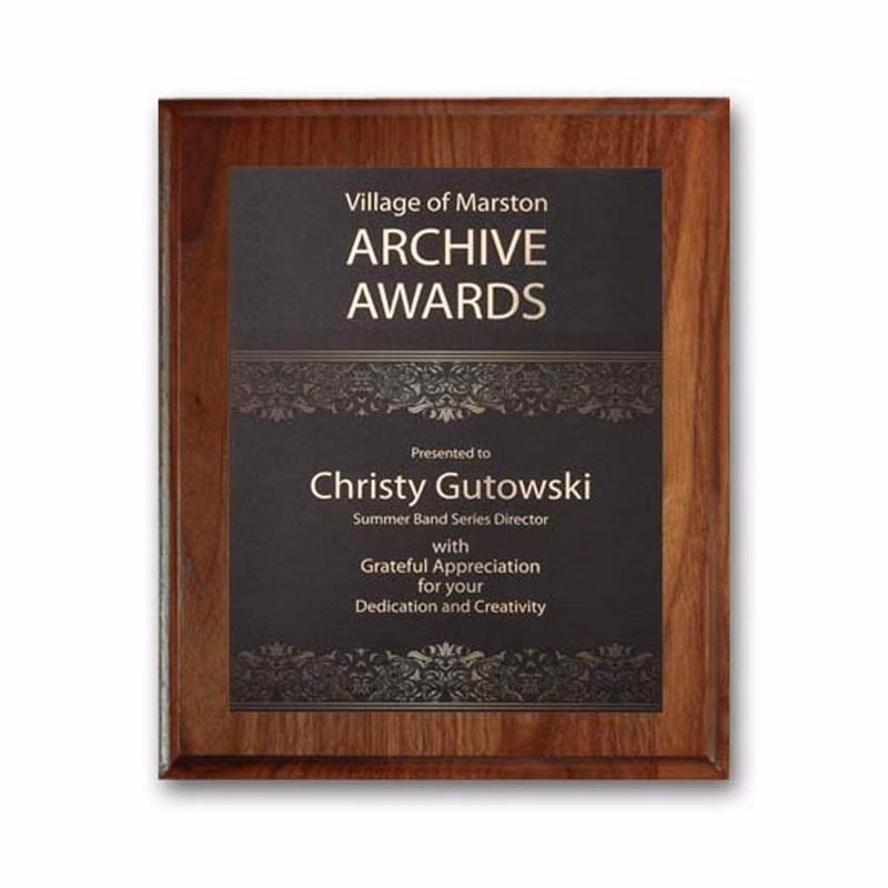 SpectraPrint™ Plaque - Cove Edge Gold