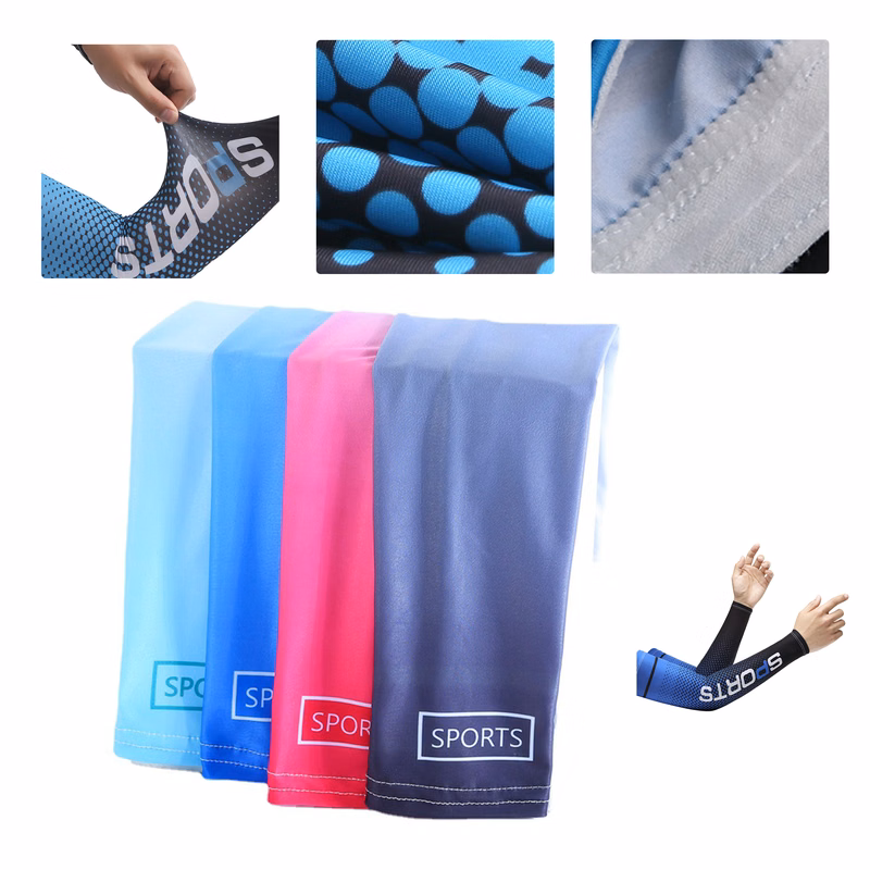 MOQ50 Cooling Arm Sleeves with UPF 50+ Sun Protection