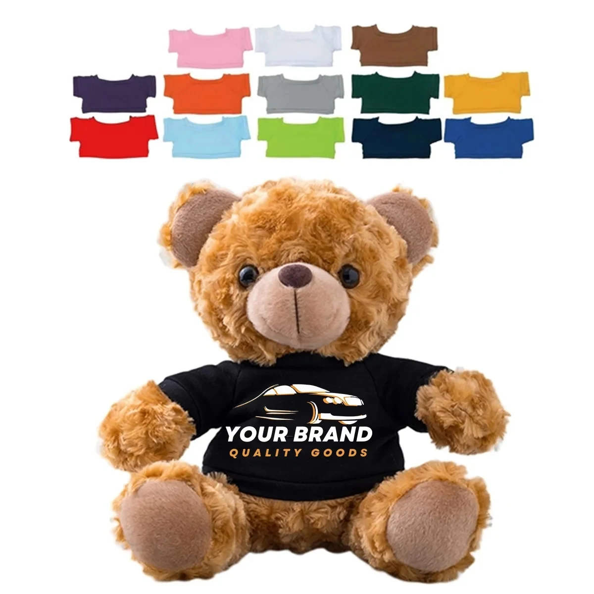 10" Personalized Gift Teddy Bear W/ Custom Message/Clothing 1
