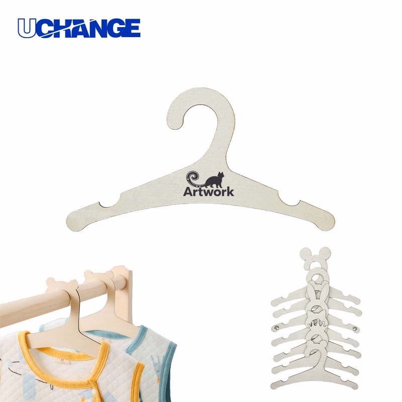 Customized Small Wooden Clothes Hanger for Home Storage