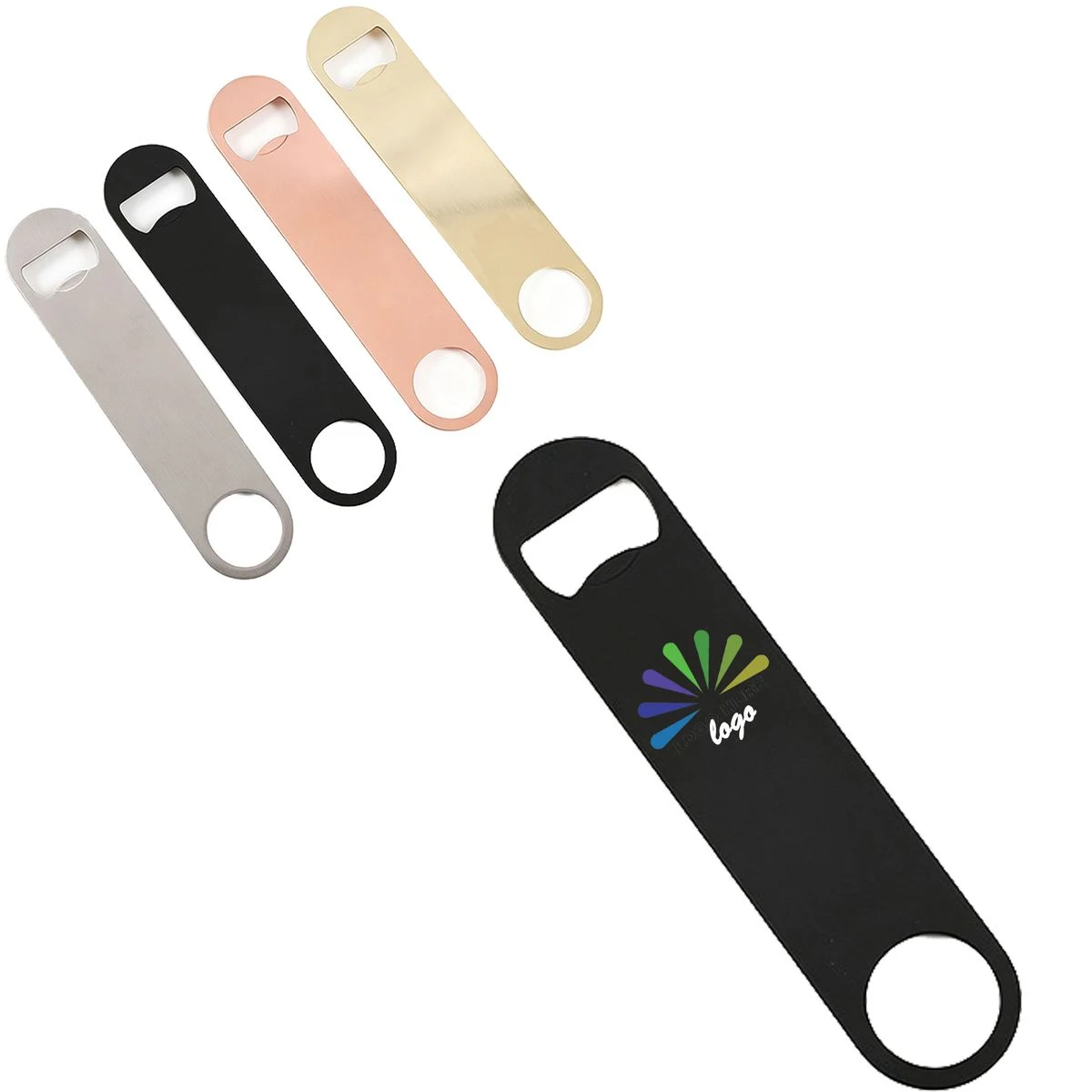 Custom Stainless Steel Flat Bottle Opener 1