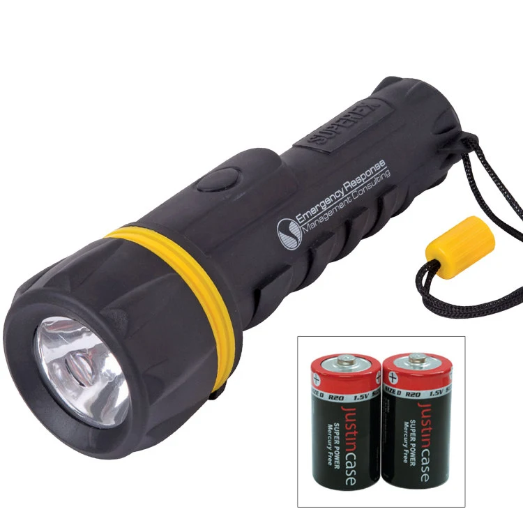 Rubberized Flashlight 1