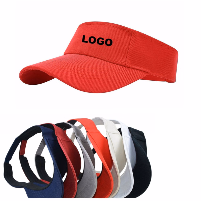 Cotton Hollow Top Sports Visor
