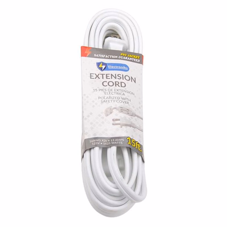 Indoor Extension Cord White - 15'