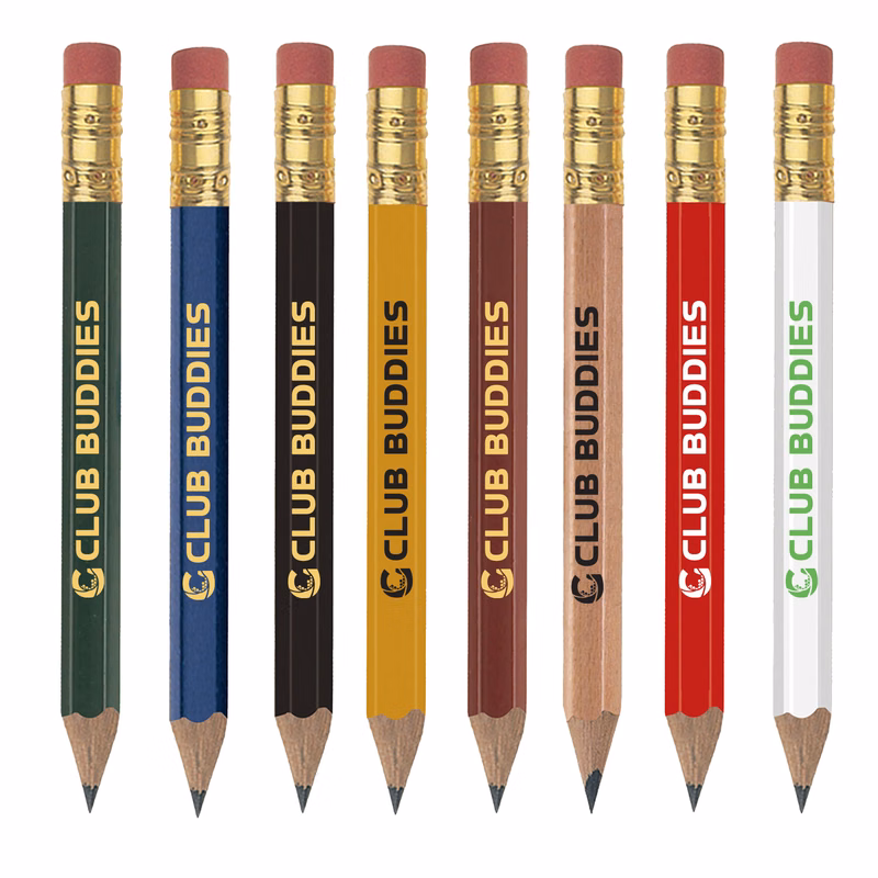 Golf Pencil (Hexagonal) with Eraser