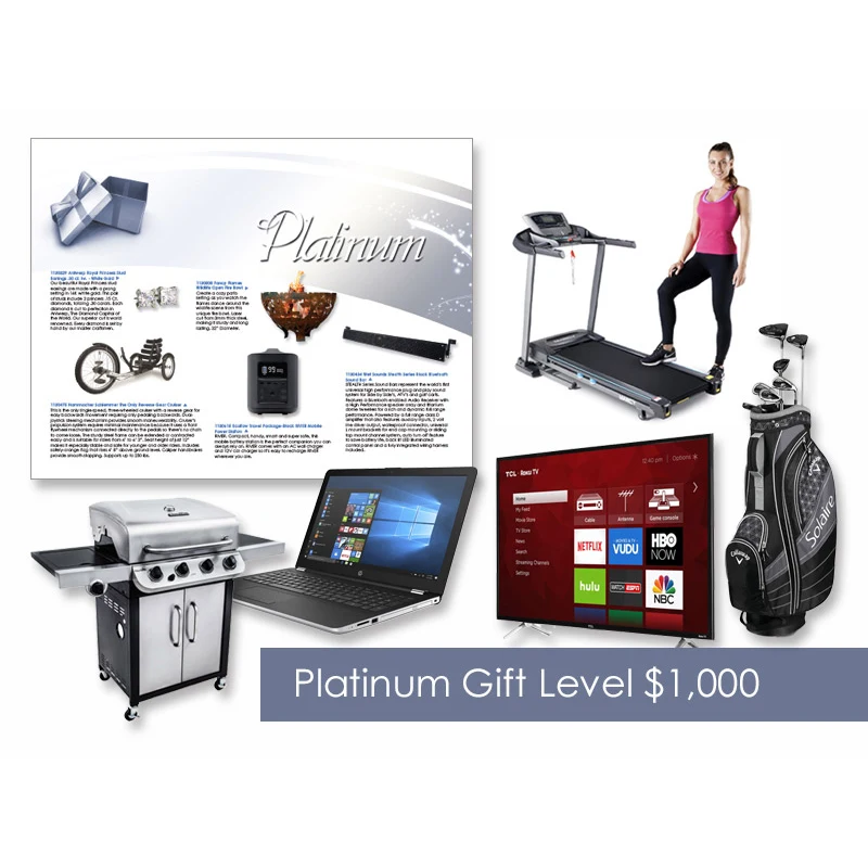 $1,000 Gift of Choice (Platinum Level) Gift Booklet 1