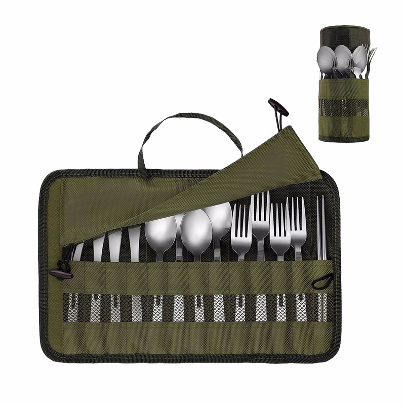 Outdoor Picnic Tableware Storage Bag