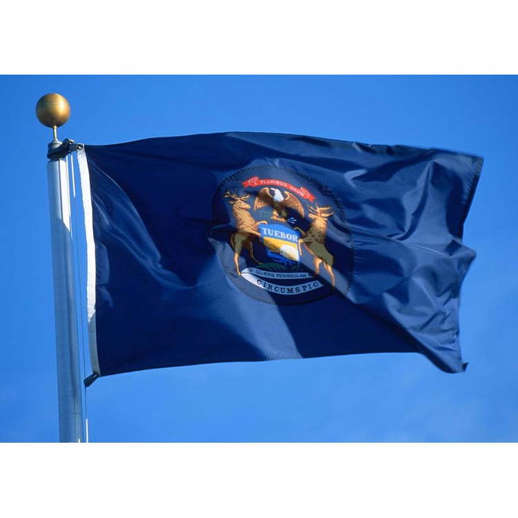 Michigan State Flag - 3' x 5' - Nylon