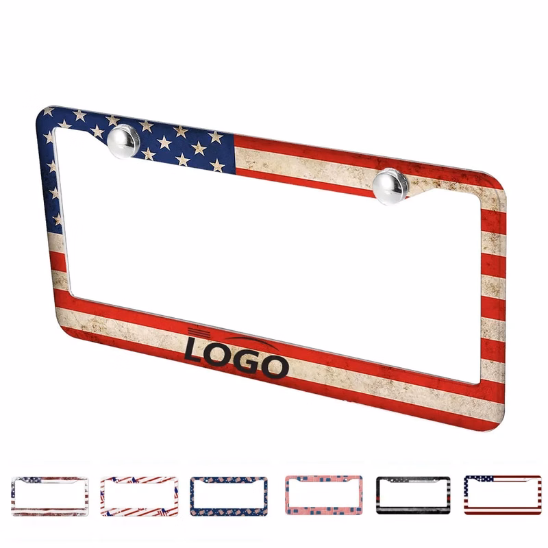 Customizable License Plate Frame