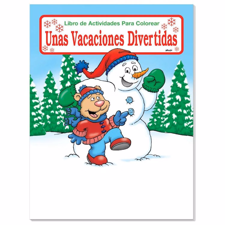 Holiday Fun Coloring & Activity Books in Spanish