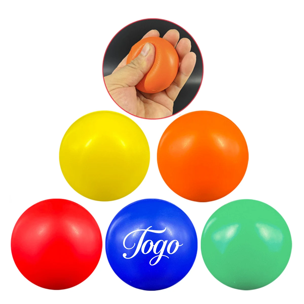 2.76in Foam Sponge Ball Stress Relief Ball 1