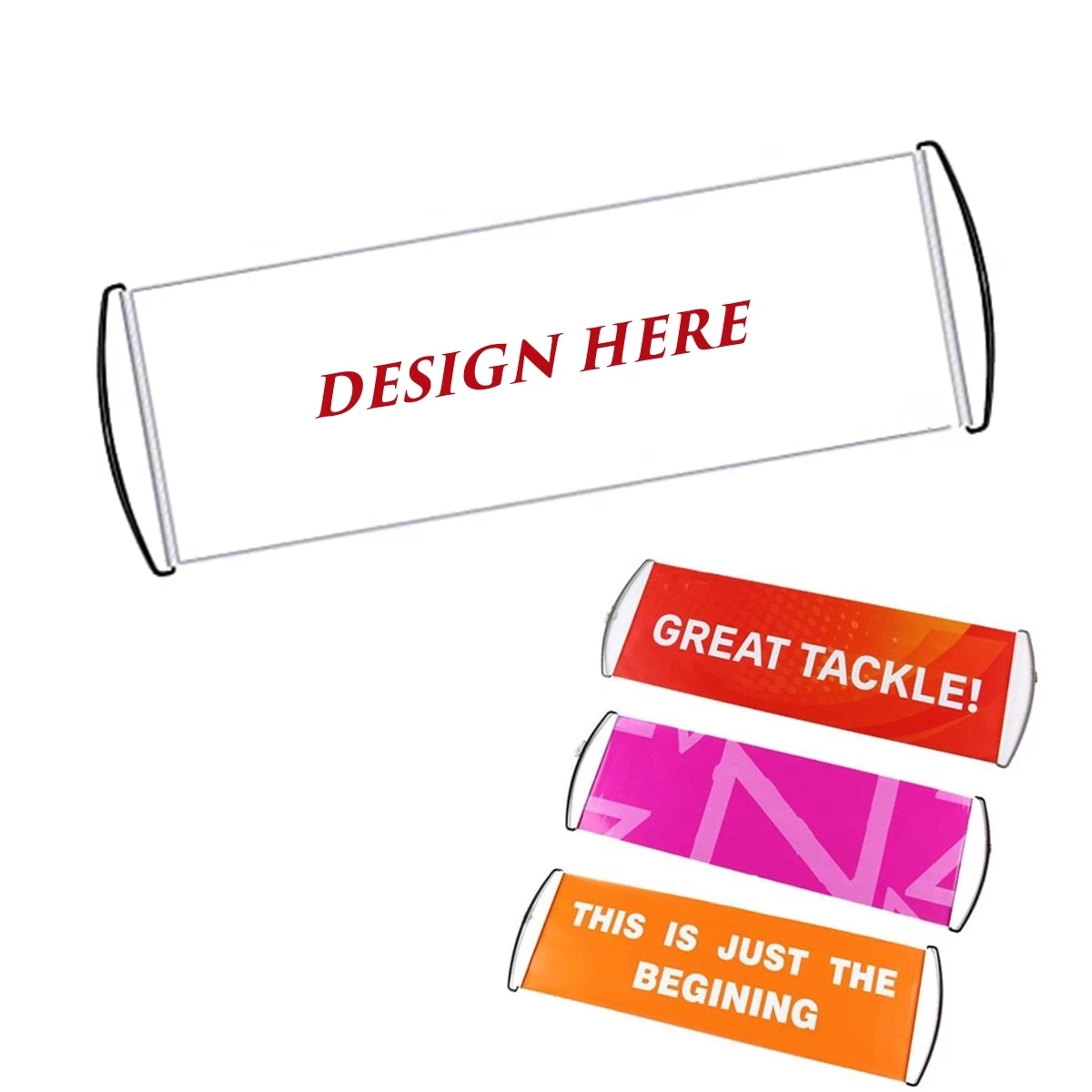 Retractable Hand-Held Scroll Banner 1